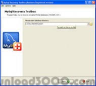 MySql Recovery Toolbox screenshot